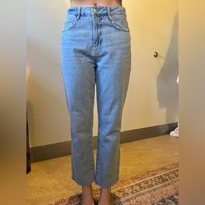 Zara High Rise Five Pocket Jeans